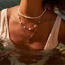 Pearl Abbaddon Necklace Gold