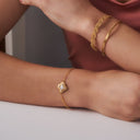 Pearl Lucky Vibes Armband 18K Vergoldet