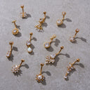 Ivanna Belly Button Ring Gold