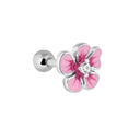 Pink Flower Ohr Piercing - Titan