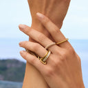 Precious Pearl Ring 18K Gold Plated