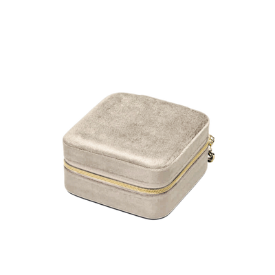Premium Schmuck Box - Cream Velvet