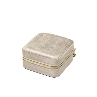 Premium Jewelry Box - Cream Velvet