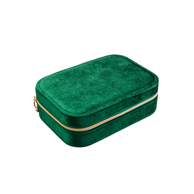 Premium Schmuck Box - Emerald Velvet