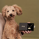 Puppy Engraved Necklace 14K Gold Plated