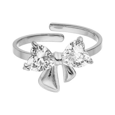 Elegance Ribbon Ring 14K Vergoldet