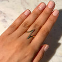 Faith Line Ring 14K Vergoldet