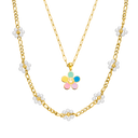 Sweet Life Multicolor Chain Set 14K Gold Plated