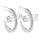 Safety Pin Ohrstecker 14K Vergoldet