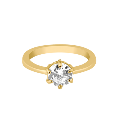 Simple Elegance Ring 14K Vergoldet