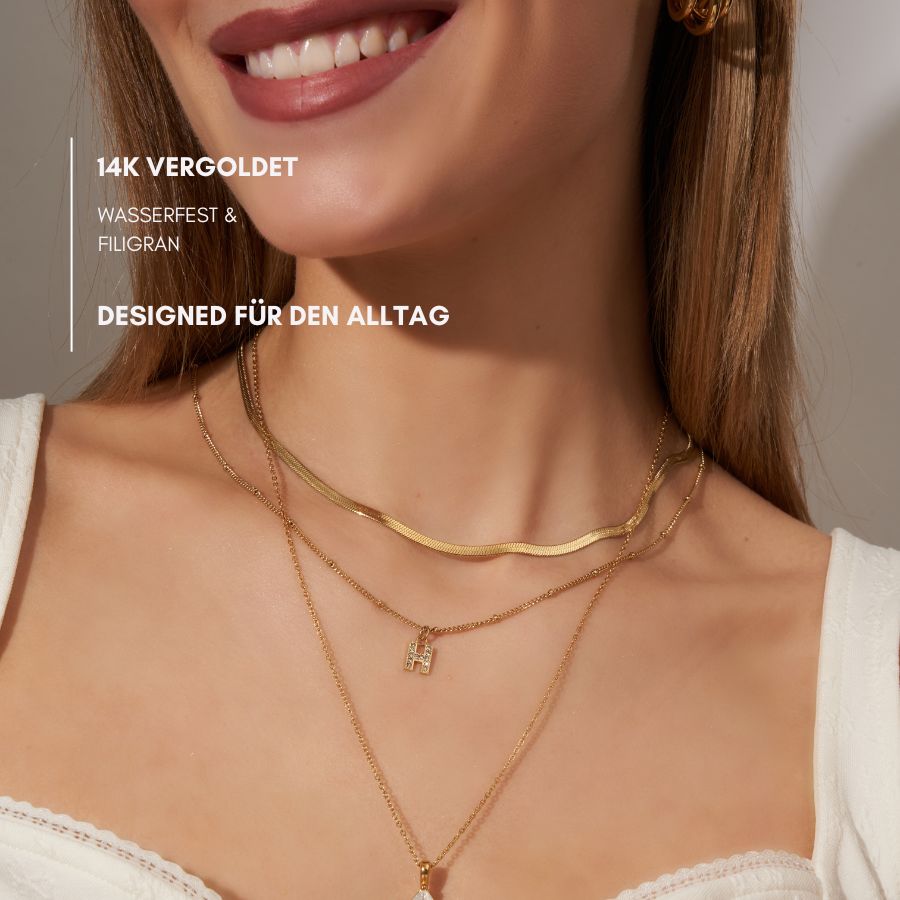 Flache Goldfarbene Eisenkette – 119,4 Cm Lang – Als Gürtelkette, Crossbody-Kette Oder Layering-Schmuck, Vielseitig Stylbar