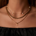 Bold twisted chain 14K gold plated