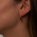 Simple Popular Drop Earrings 18K Gold Plated