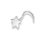 Simple Star Nose Piercing - Titanium