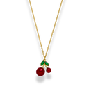 Simple Cherry Kette 14K Vergoldet