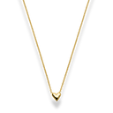 Simple Heart Necklace 14K Gold Plated