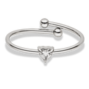 Simple Heart Ring 18K Vergoldet