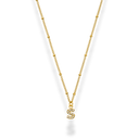 Simple Letter Necklace 14K GOLD PLATED