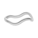 Simple Wave Ring 14K Vergoldet