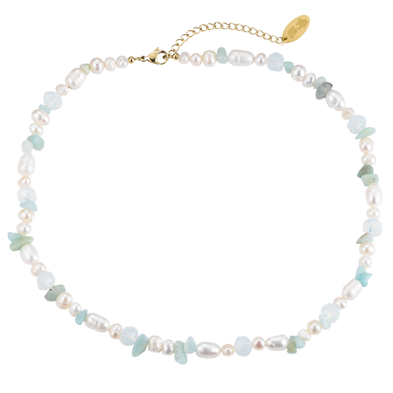 Sky Blue Happiness Pearl Necklace