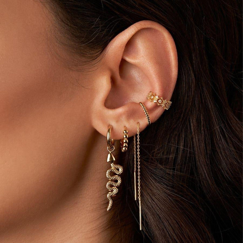 Hi-Life Snake Huggie Earrings