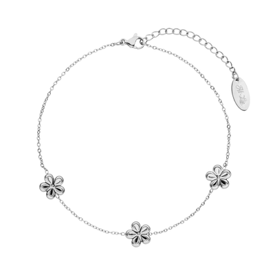 Sol Paradise Flower Anklet 18K Gold Plated