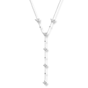 Spring Butterfly & Flower Y-Kette 14K Vergoldet