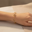 Spring Lucky Leaf Armband 14K Vergoldet