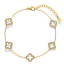 Spring Lucky Leaf Armband 14K Vergoldet