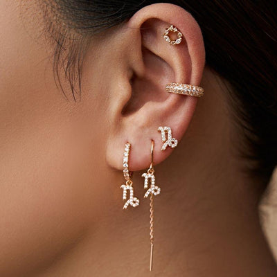 Capricorn - Zodiac Dangle Earrings