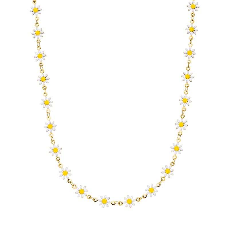 Sunflower Vibes Necklace 18K Gold Plated