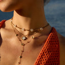 Sweet Life Pearl Flower Kette 14K Vergoldet