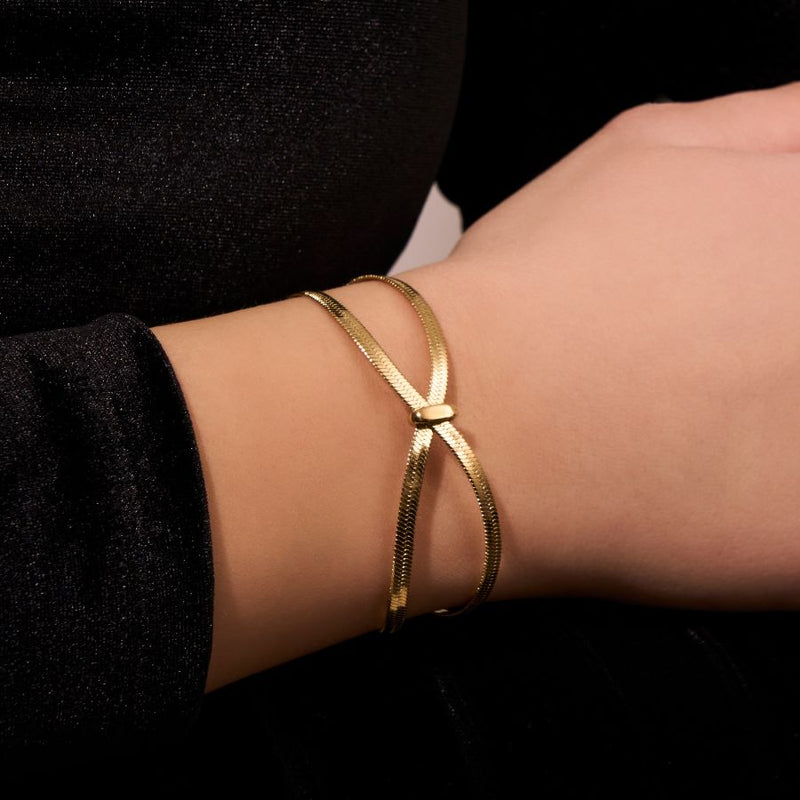 Sweet Sleek Armband 14K Vergoldet