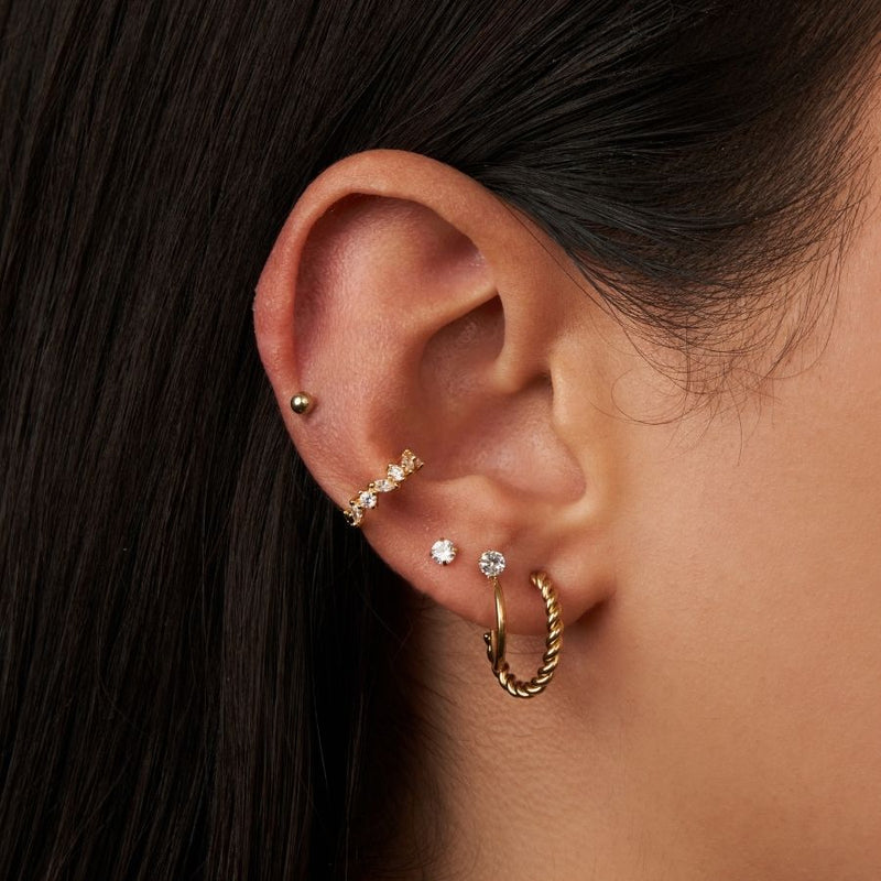Twist Simple Stud Earrings