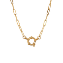 Teresa Charm Necklace 18K Gold Plated