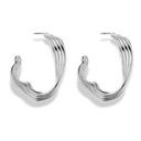 Topsy Turvy Hoop Ohrringe 14K Vergoldet