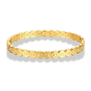 Triple Circle Bangle 18K Gold Plated