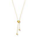 Triple Heart Y-Kette 14 Vergoldet