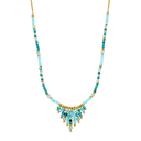 Turquoise Paradise Necklace 14K Gold Plated