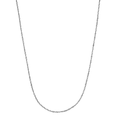 Twisted Simple Necklace 14K Gold Plated