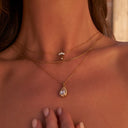 Lotus Elegance Necklace 18K Gold Plated