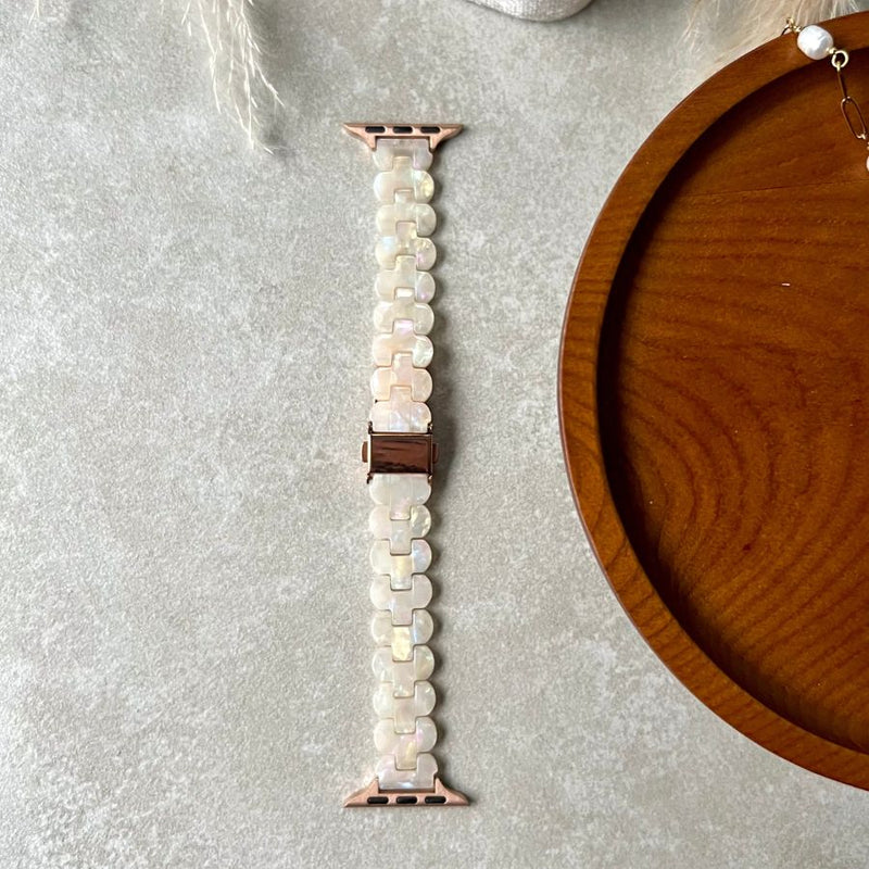 White Heaven Bracelet - For Apple Watch