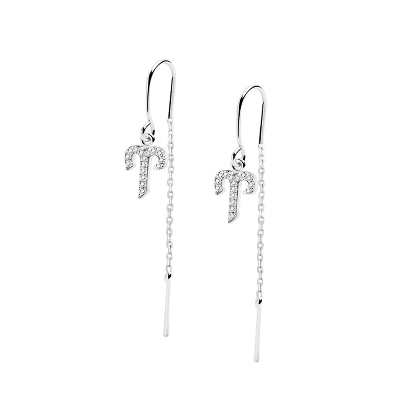 Aries - Zodiac Dangle Earrings