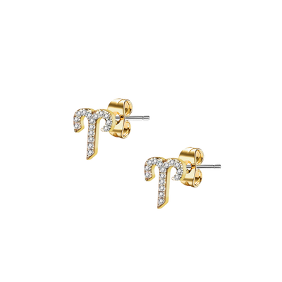 Aries - Zodiac Stud Earrings
