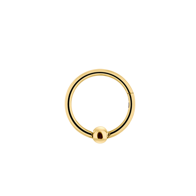 Iconic Ball Clicker Piercing Gold