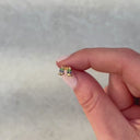 Pave Rainbow Ear Piercing 18K Gold Plated