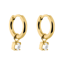 Mini Elegance Huggie Earrings 14K Gold Plated