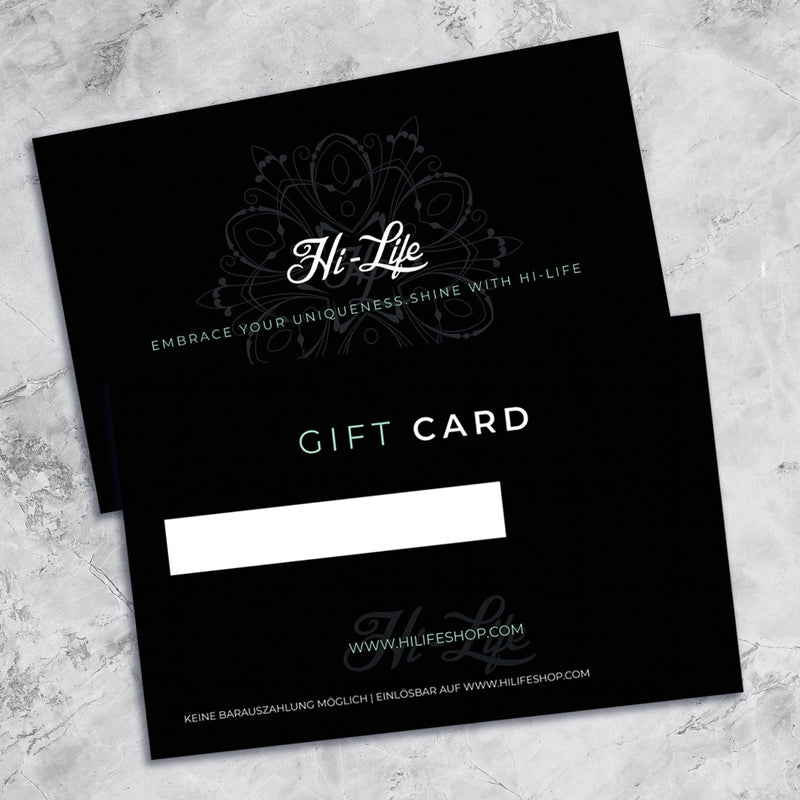 Hi-Life Gift Card - Black Edition