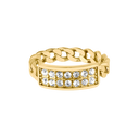 Lock Elegance Ring Gold